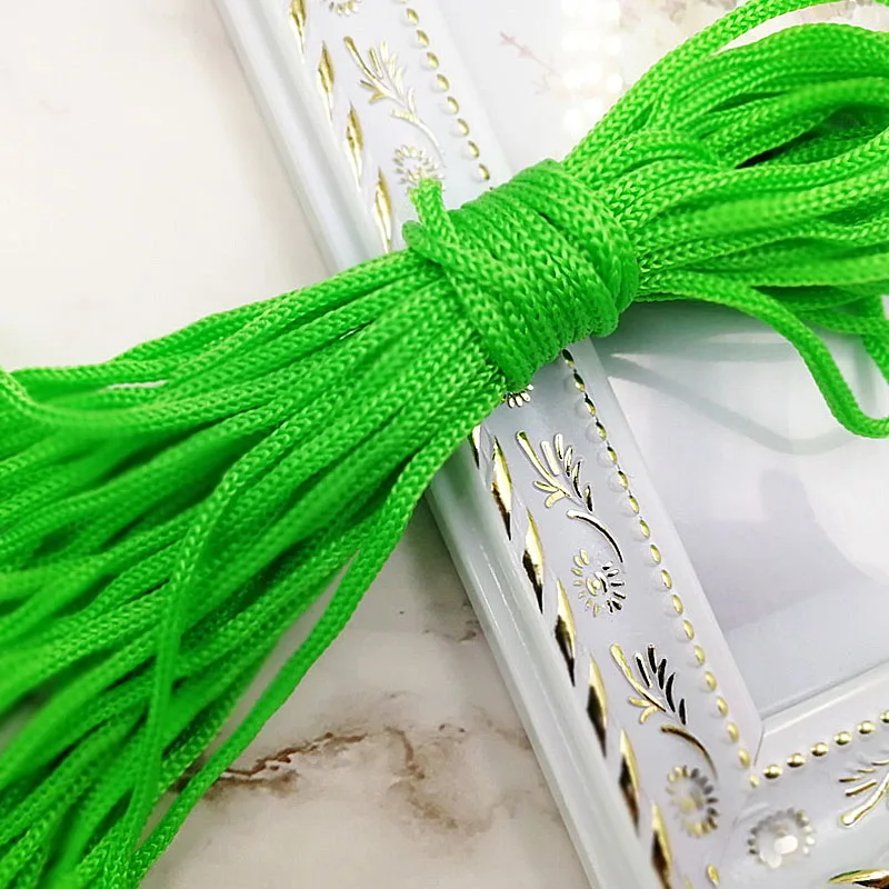 Shining Green 10M 10 м 3 мм цельный шнур веревка браслет Паракорд шнур для кемпинга веревка для выживания парашют шнур - Цвет: Shining Green 10M