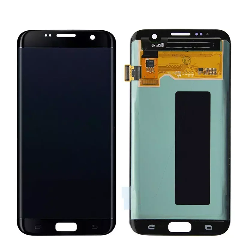 ЖК дисплей сенсорный дигитайзер полный экран сборки для Samsung Galaxy S7 Edge g9350 G935F