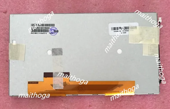 AUO 6 1 дюймовый 262K 50PIN TFT ЖК-экран A061VW01 V0 WVGA 800(RGB)* 480 Автомобильная панель дисплея |