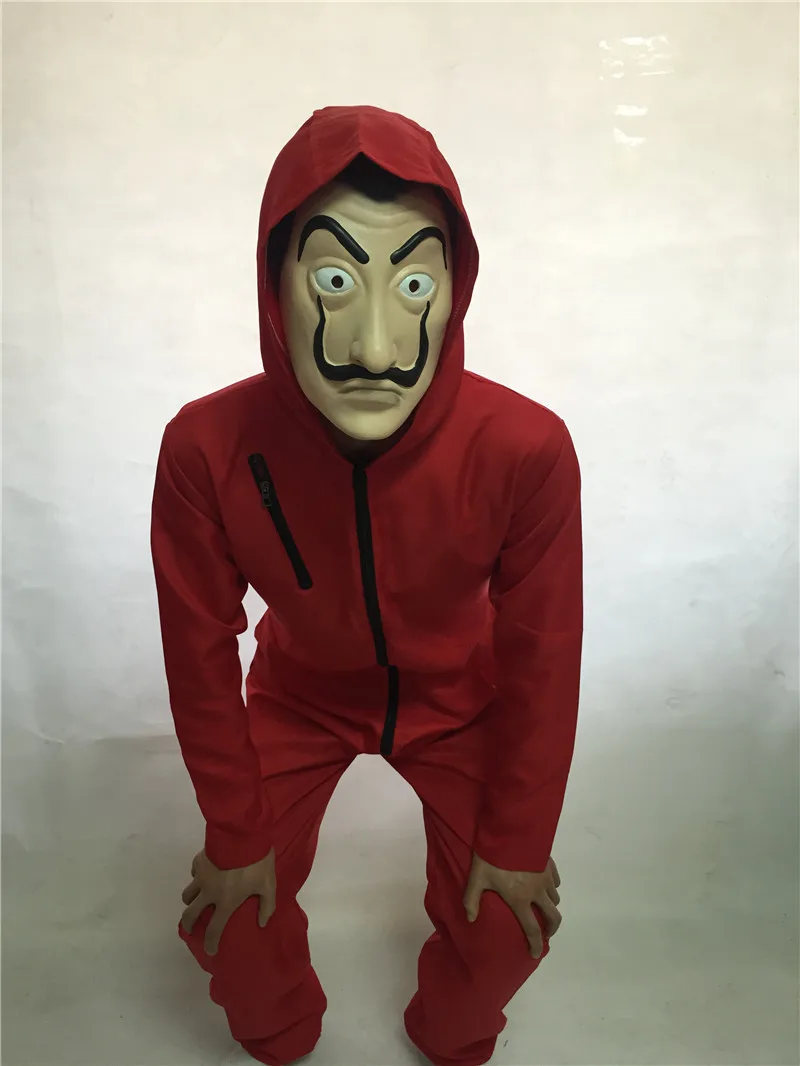 Ainiel Горячая La Casa De Papel маска для лица Salvador Dali Косплей фильм реалистичные вечерние латексные маски