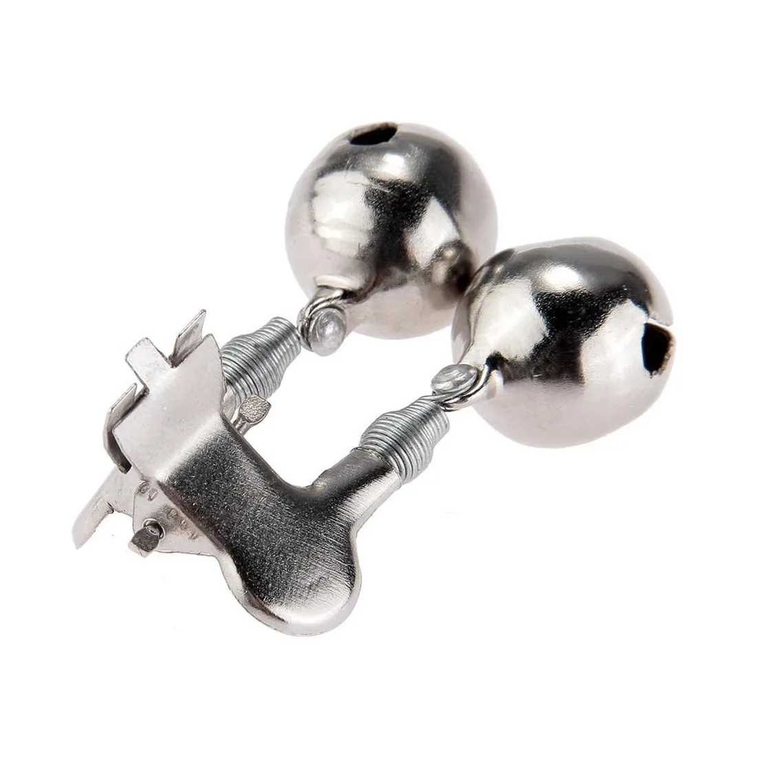 

10Pcs 15mm Metal Clip Fish Fishing Rod Durable Bells Bite Alarm Outdoor Fishing Twin Bells Bite Alarm Clip Pesca Accessories