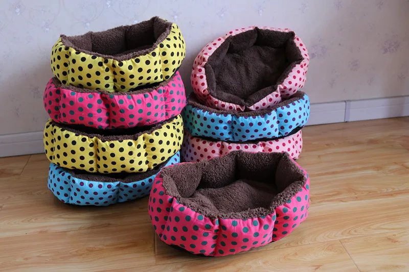 Soft Fleece Pet Dog Puppy Cat Warm Bed House Plush Cozy Nest Mat Pad