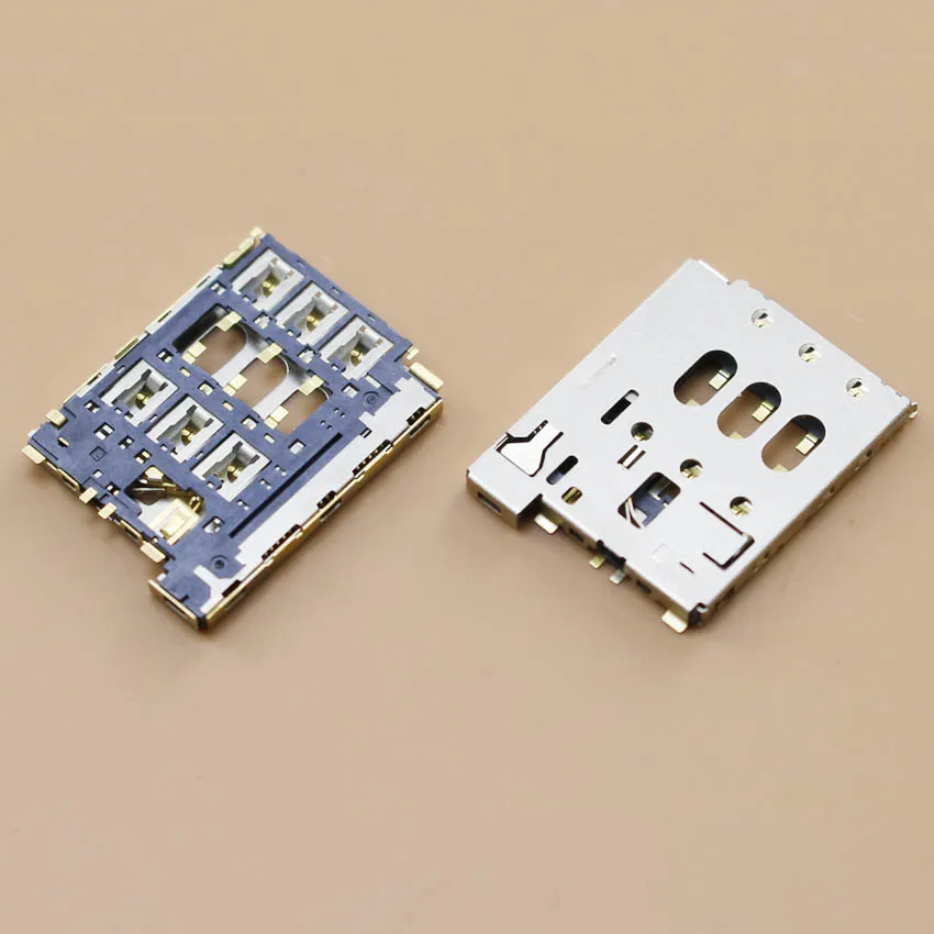 YuXi хорошее качество Sim ридер разъем слоты для карт часть HTC Desire 816/D816d/D816n/D816w Dual SIM