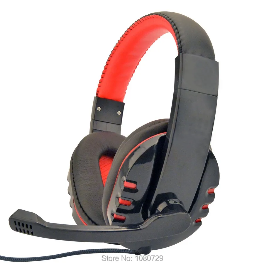 Бренд глубокий бас игры наушников стерео 3.5 мм Over Ear Gaming Headset повязка наушники с