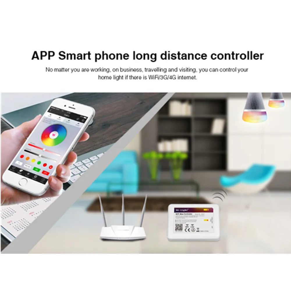 LED Mi. light RGB + белый теплый CCT беспроводной контроллер Wifi 4 0 IBOX 2 совместимое