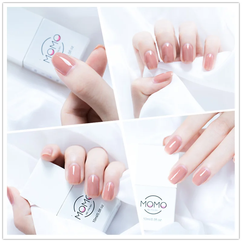 MOMO УФ-гель для ногтей 10 мл Esmalte Vernis полуперманентный Полировочный Гель для маникюра Led Prime Nude гель лак для ногтей Art Базовое покрытие