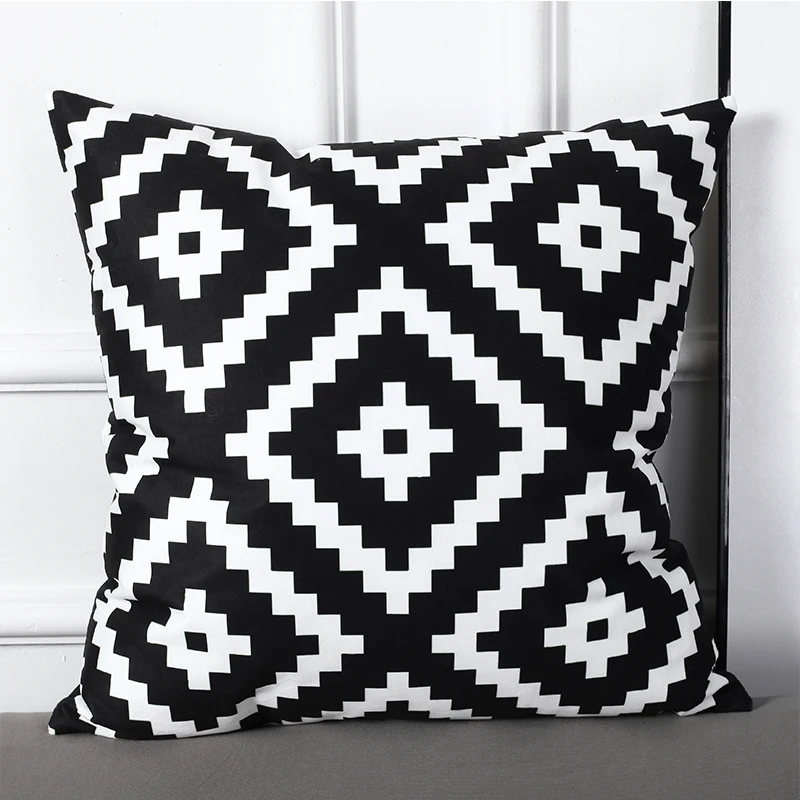 Двусторонний принт супермягкое бархатное покрытие для подушки Шеврон