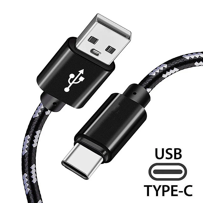 1/2/3M Type C USB 2A кабель для быстрой синхронизации данных и зарядки Samsung S10 S9 Xiaomi Mi Mix 2s Max