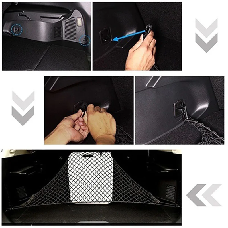 New Practical Useful Car Trunk Nylon Rear Cargo Organizer Storage Elastic Mesh Net 2017 XR657 | Автомобили и мотоциклы