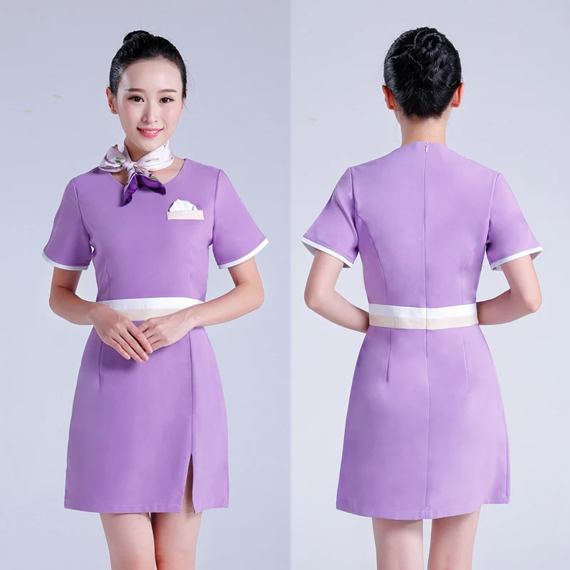 Новый косметичка рабочая одежда летние музей здоровья униформа для сотрудниц