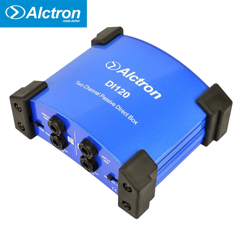 Alctron DI120 пассивный DI бокс для записи гитары и сцены идеально подходит клавиатуры