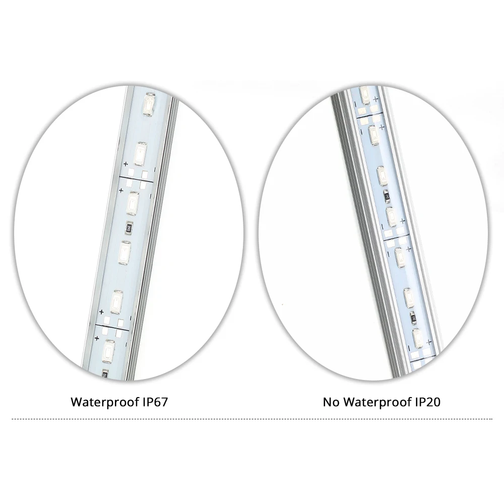 4 шт. 0 5 м DC12V LED Grow Light 5630 Bar Водонепроницаемый полный спектр растущих осветительных