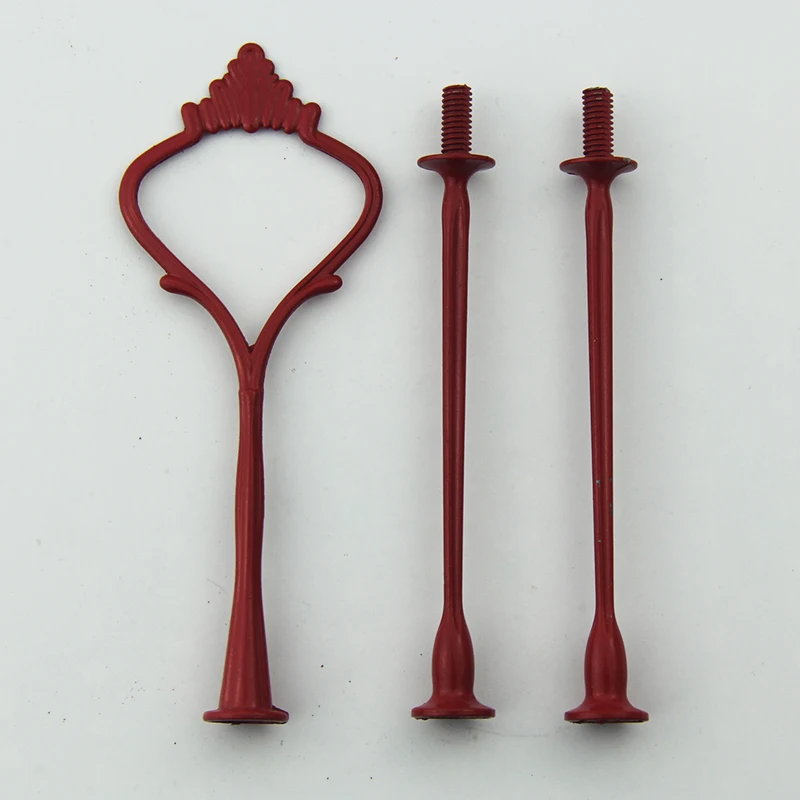 10 шт. недорогая доставка 3 уровня искусственная рукоятка маленькая корона