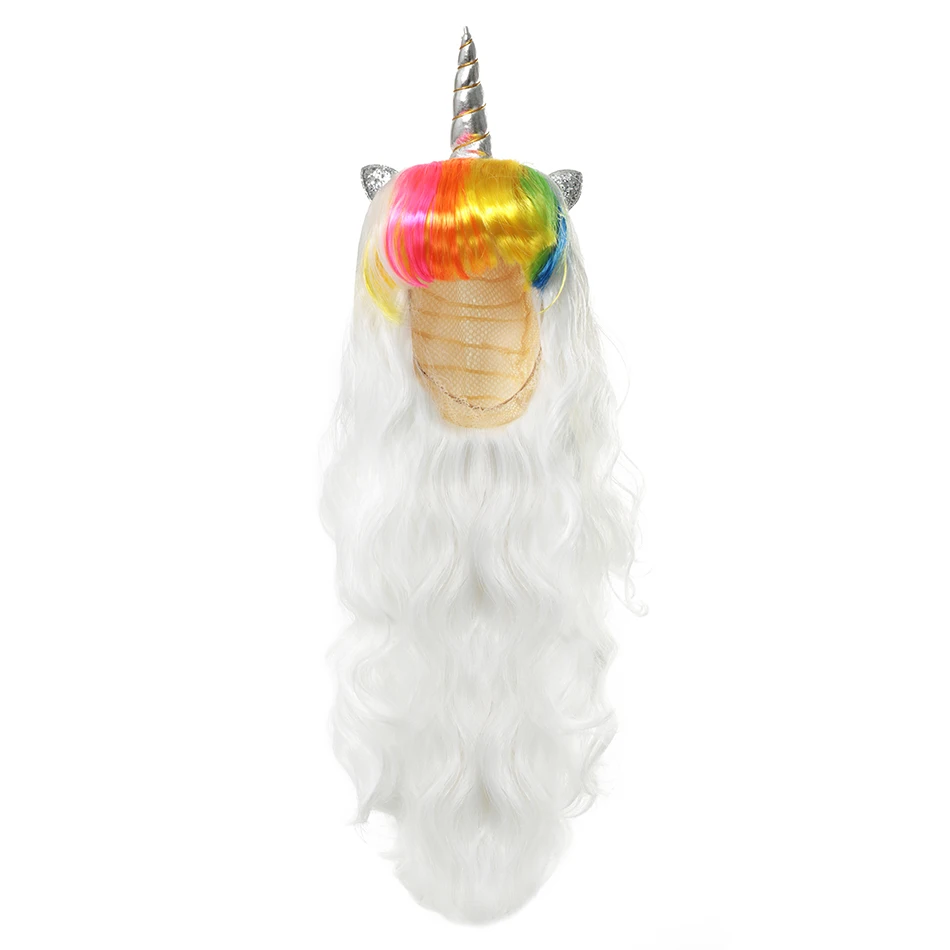 PaMaBa Fancy Pixie феи Динь-Динь светлые волосы для детей подростковый Взрослый Хэллоуин Принцесса Эльза Анна Единорог парик косплей аксессуар