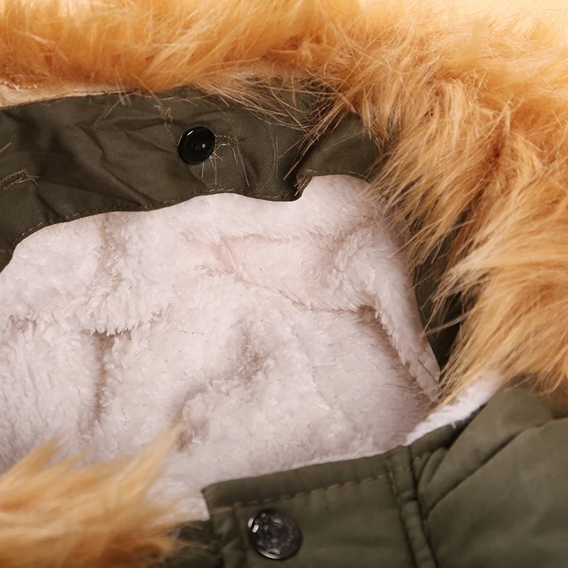 Kids warm Winter Coats Baby Boys Outerwear Parka Jacket Boy cotton Down Parkas 6M 12M 2 3 4 5 years |