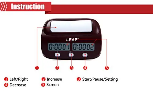 LEAP шахматные часы цифровой Professional Счетчик Таймер спортивные электронные Шахматы