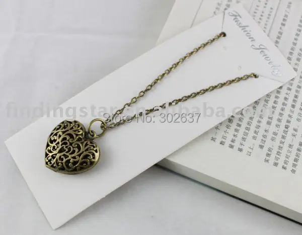 Бесплатная доставка 3 шт. Бриллиантовая подвеска в форме сердца ожерелья #20031 |