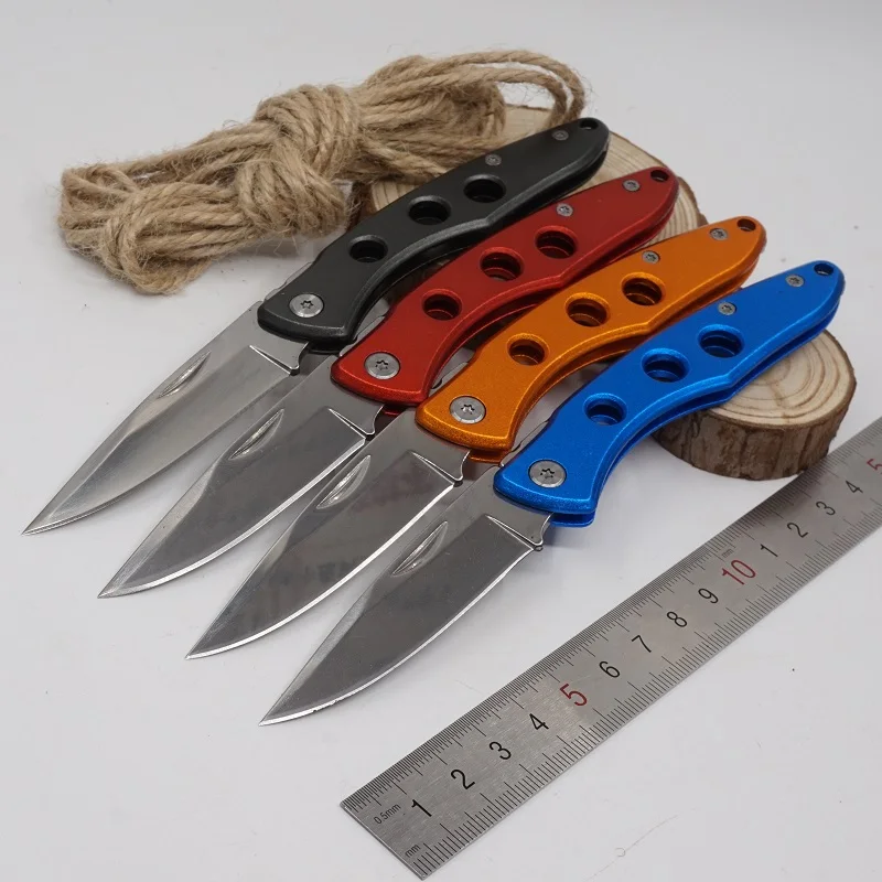 Мини Складной нож Тактический для выживания закаленный 58HRC 440C лезвие с