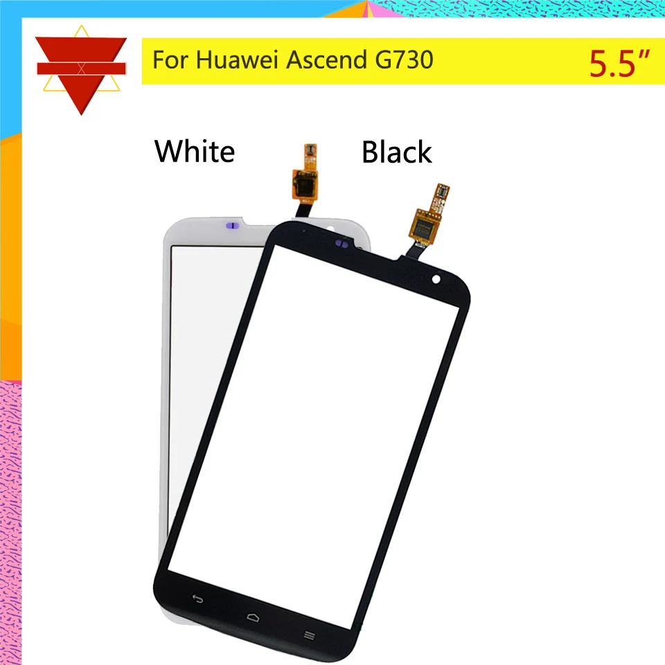 10 шт./лот для Huawei Ascend G730 G 730 сенсорный экран Сенсорная панель Датчик дигитайзер
