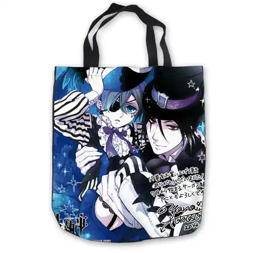 Custom Canvas Kuroshitsuji_The_Black_Butler (1) ручные сумки тоут хозяйственная сумка повседневные