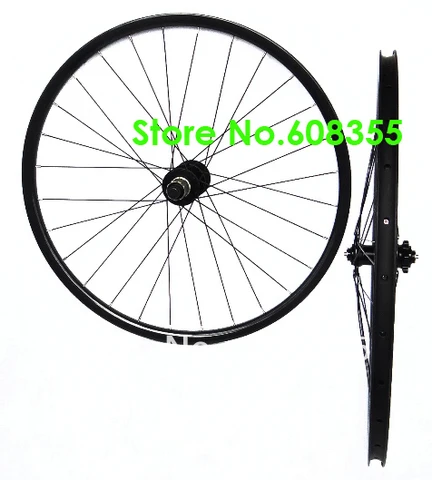 Полный углеродный 3K 29ER горный велосипед MTB клинчерная колесная пара-обод ступицы спицы (32h/32h)