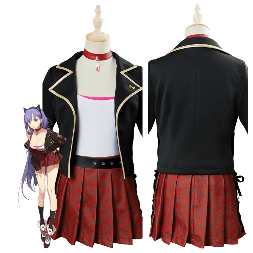 Fate Grand Order BB Косплей костюм Луна богиня наряд для вечеринки платье девочек