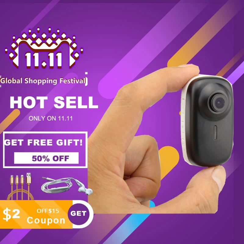 Широкий формат HD Mini действие Камера DV DVR MICRO Портативный аудио видео Регистраторы