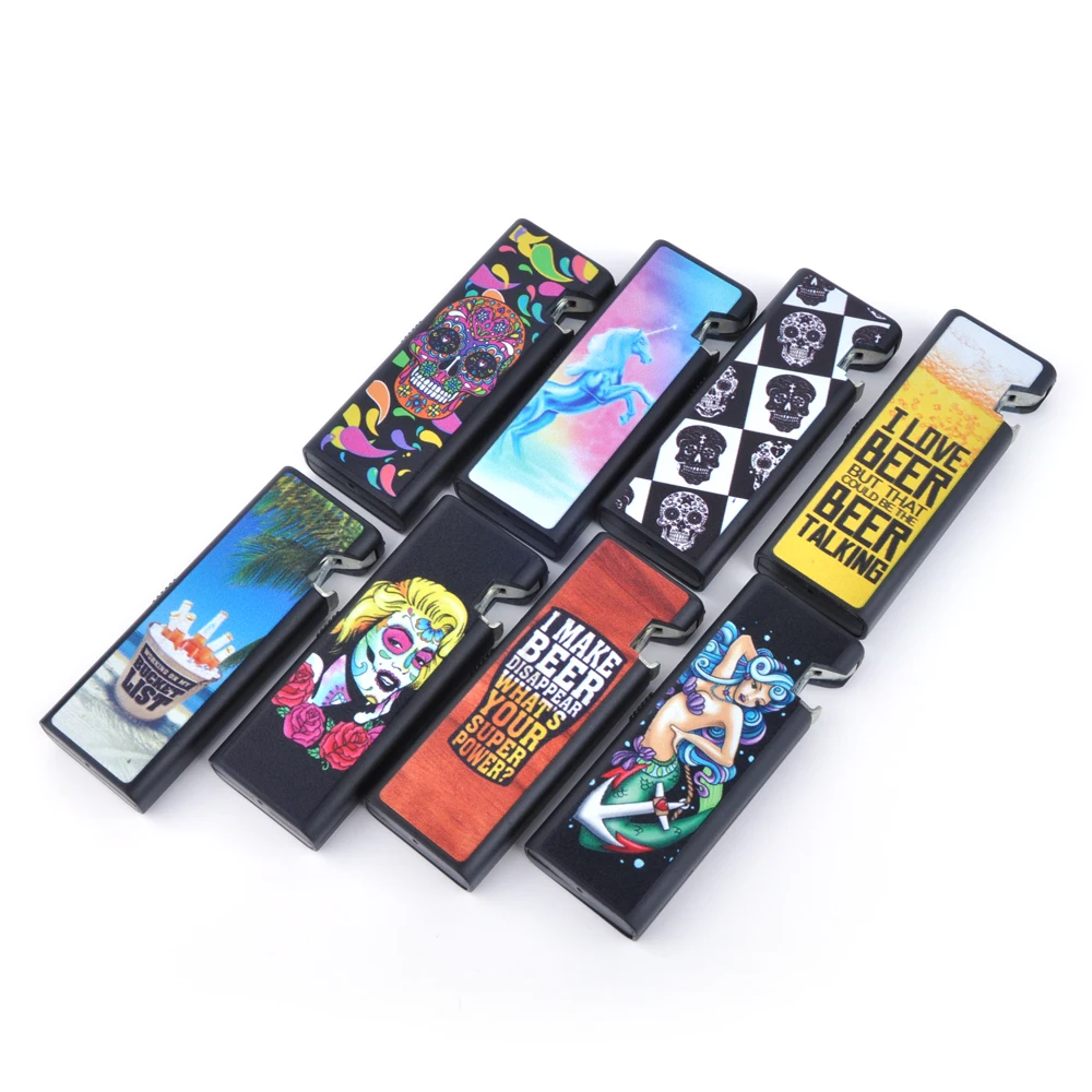Creative Small Rechargeable USB Lighter Random Colors Windproof Flameless Electric Electronic Charging Cigarette 584V | Дом и сад