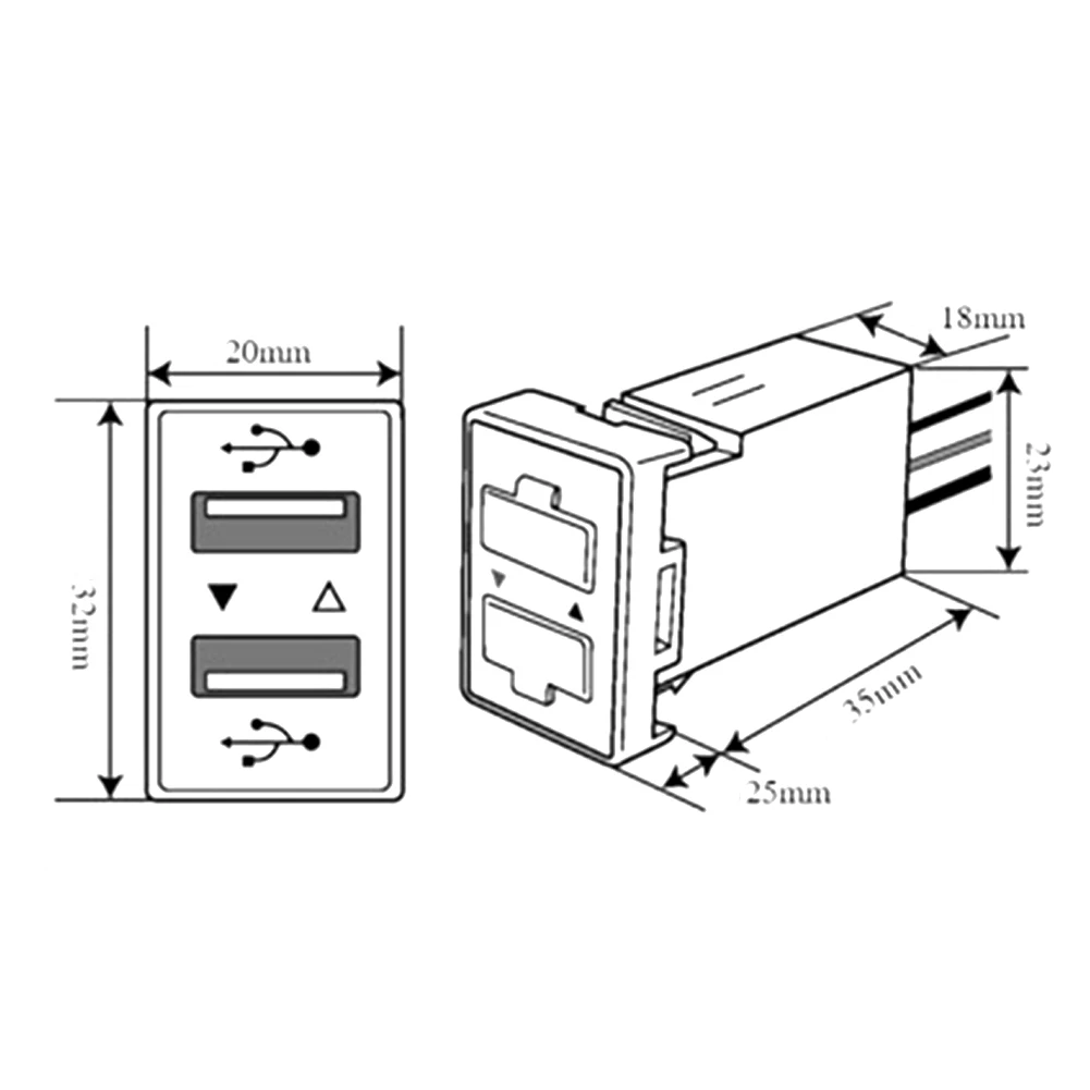 In situ 2.1A двойной порт Автомобильный телефон мобильный сотовый USB зарядное