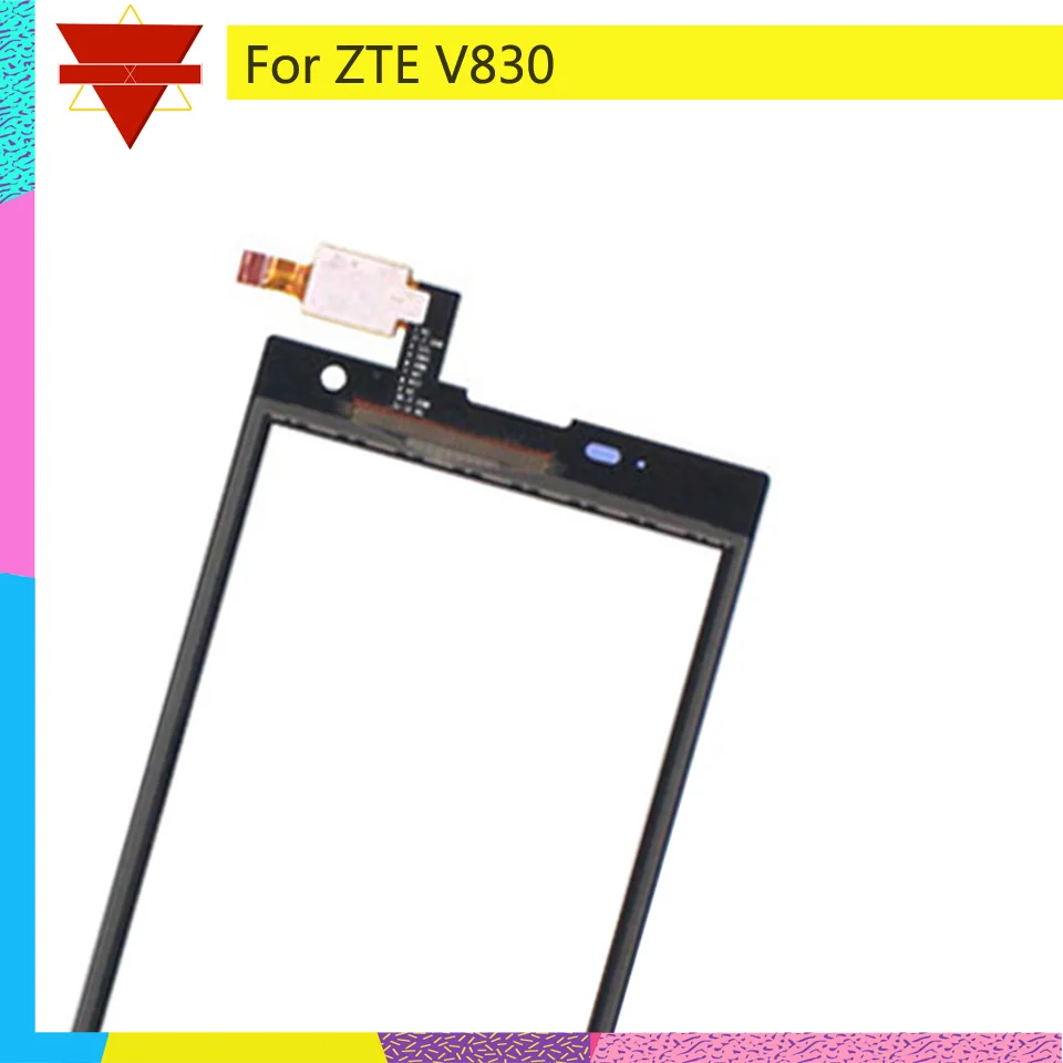 10 шт./лот сенсорный экран дигитайзер для ZTE Blade G Lux/Kis 3 Max V830 V830W переднее стекло