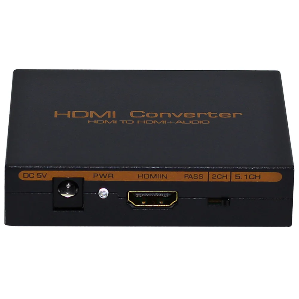 1080P HDMI к Оптический SPDIF поддержка 5 1 + RCA L/R аудио видео экстрактор конвертер
