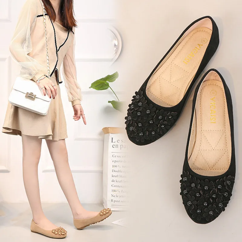 Женские туфли с круглым носком на плоской подошве размеры 34 43 6 цветов|shoes with red