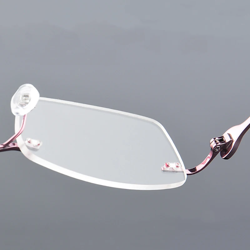 Женские титановые очки XINZE гибкие без оправы с эффектом памяти оптическая оправа