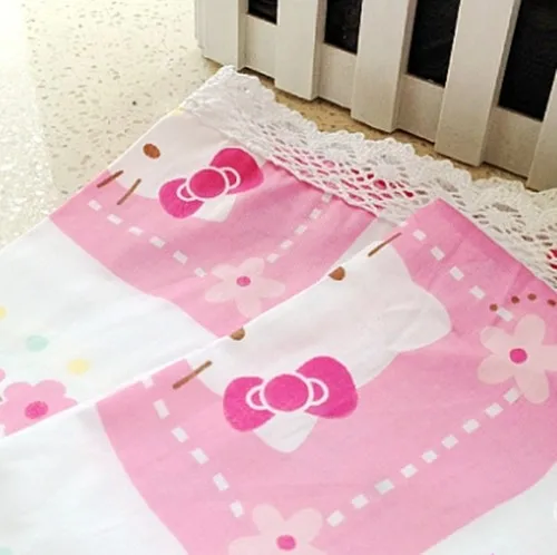 Милая скатерть hello kitty из хлопка в деревенском стиле, прямоугольная скатерть с кружевом, скатерть для дома, дня рождения, свадьбы