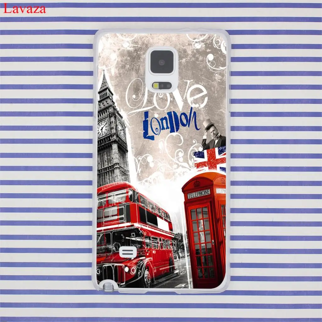 Чехол Lavaza London big ben Bus для Samsung Galaxy Note 10 9 8 A9 A8 A7 A6 Plus 2018 A3 A5 2015 2016 2017 A2 Cover|for samsung galaxy|grand