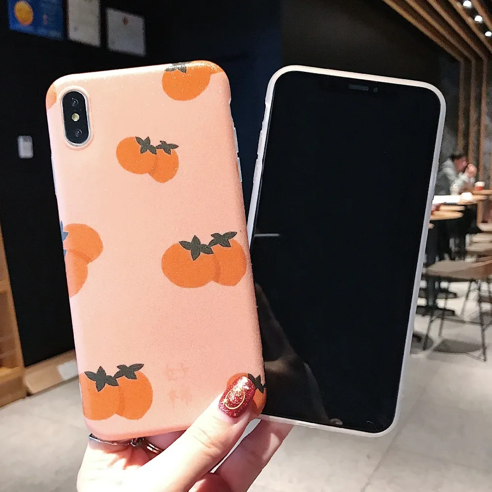 PGSD простой томатный Чехол для мобильного телефона с авокадо iphone XS MAX XR apple 7/8 Plus 6S