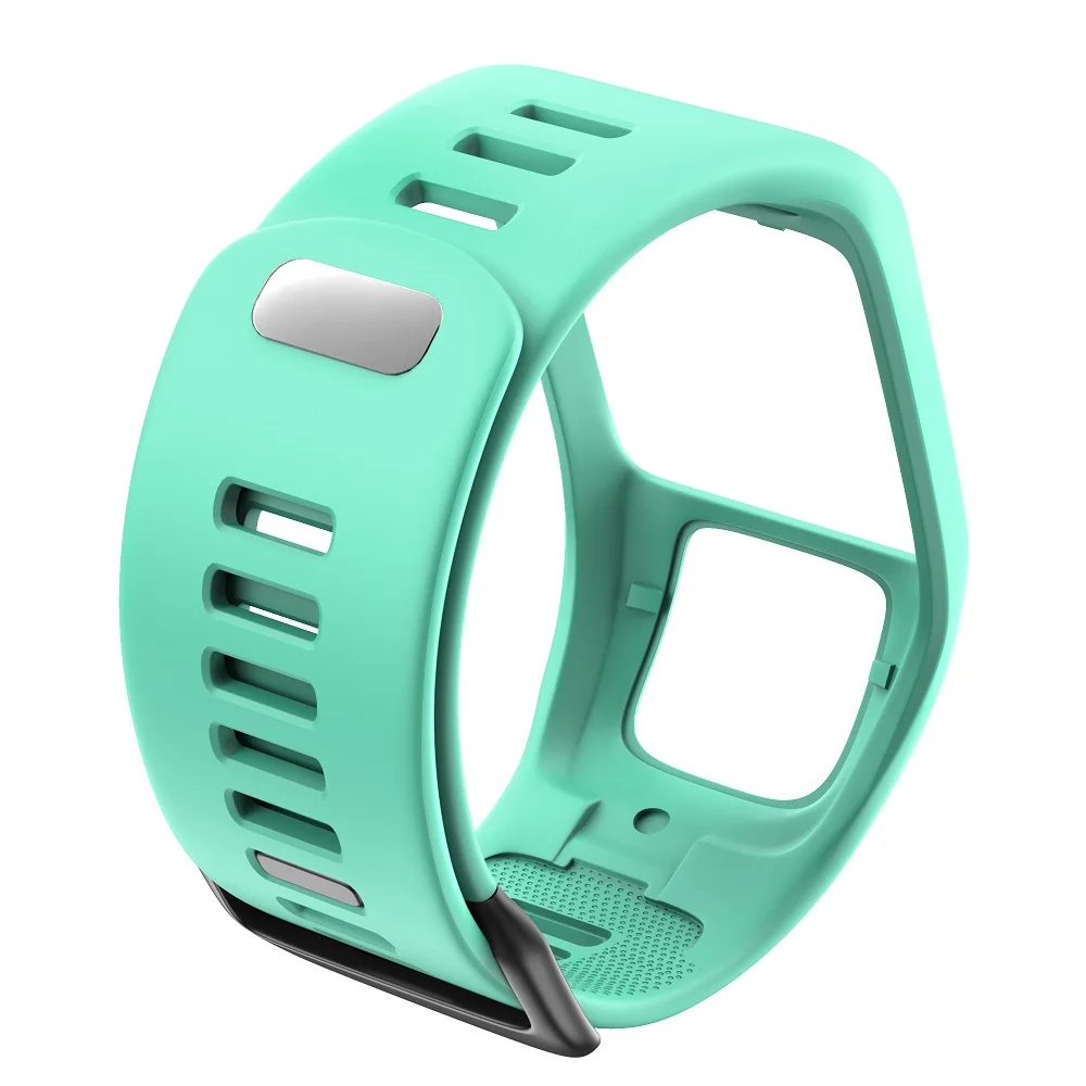 Mint Силиконовый сменный ремешок для наручных часов TomTom Runner 2 3 Spark 3 gps спортивные часы TomTom 2 3 серия мягкий смарт-браслет - Цвет ремешка: Mint