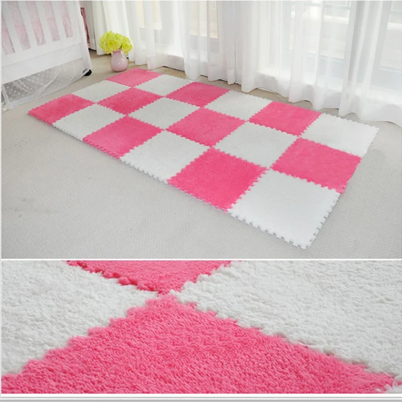 Фото 8 шт. DIY Магия Головоломки 30*30 см woonkamer slaapkamer kinderen детские мягкие лоскутное tapijt 8 шт. DIY Магия Головоломки 30*30 см woonkamer slaapkamer kinderen детские мягкие лоскутное tapijt
