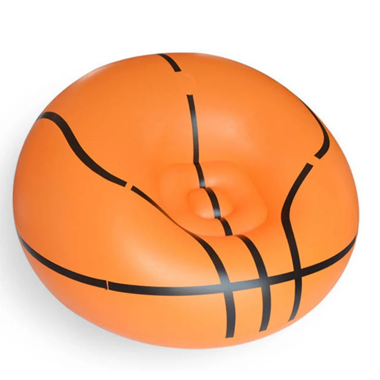 basketball Надувной баскетбольный мешок кресло футбольный мяч воздушный диван крытый гостиная ПВХ шезлонг для взрослых детей на открытом воздухе кресло для отдыха - Цвет: basketball
