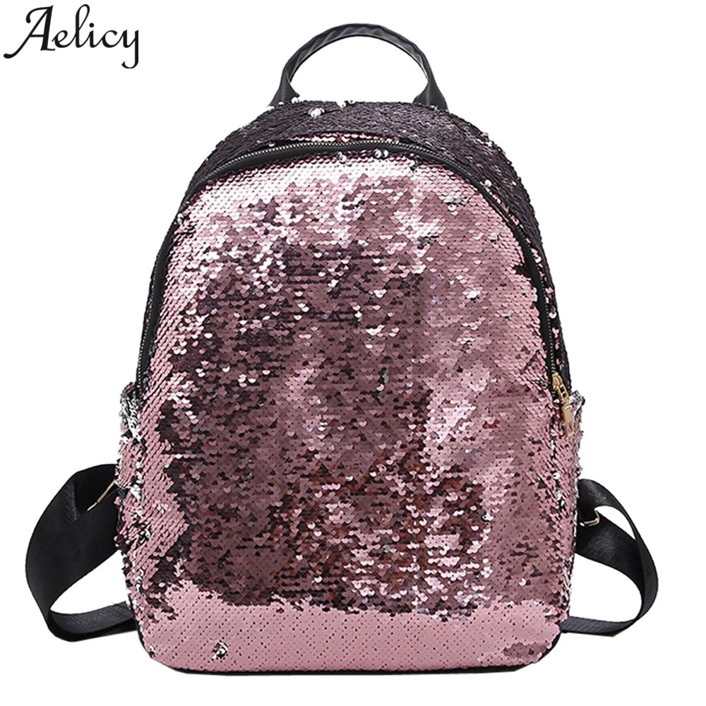 Aelicy 2019 модный рюкзак с блестками для девочек сумка на плечо женские сумки