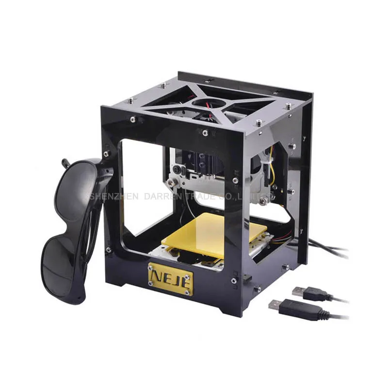300mW USB DIY Laser Engraver Cutter Engraving Cutting Machine Laser Printer Engraving Wood Router