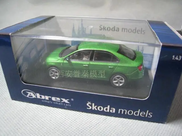 ABREX 1/43 масштабная модель автомобиля игрушки SKODA RAPLD литья под давлением металлическая модель автомобиля игрушка для коллекции, подарок, дети