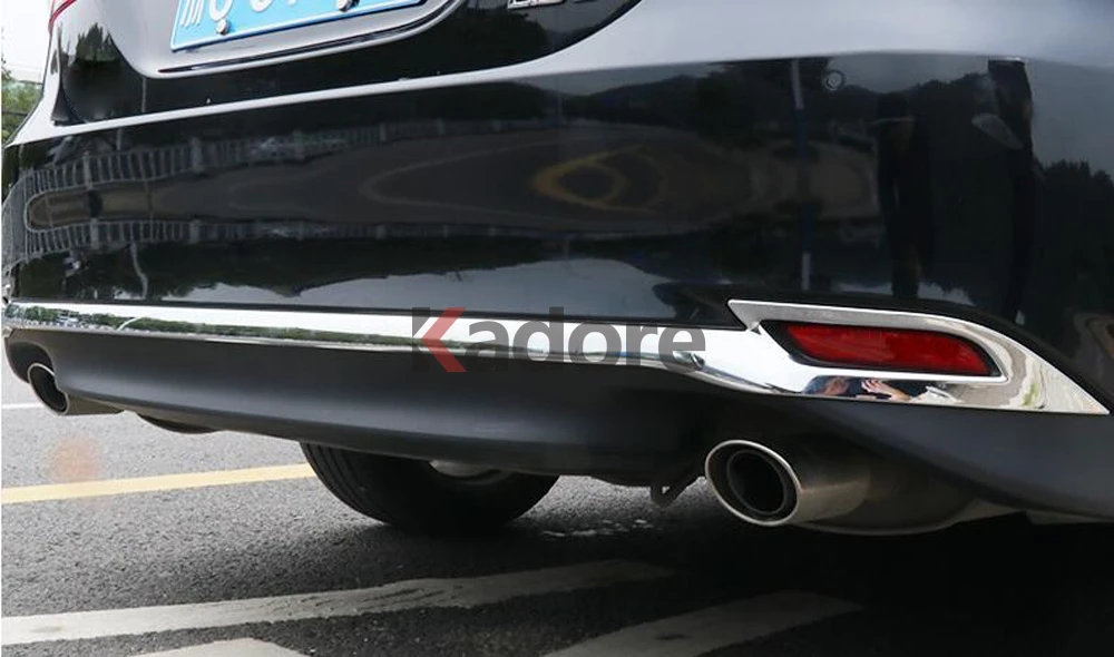 Хромированная Задняя Крышка багажника для Toyota Camry LE XLE, автомобильные аксессуары, защитная полоса багажника