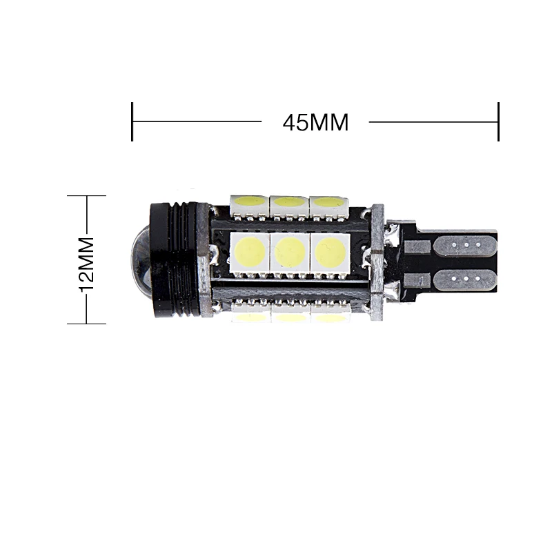 RXZ 1 шт. W16W T15 920 921 912 светодиодный Canbus обратный светильник 5050 5 Вт чипы высокий