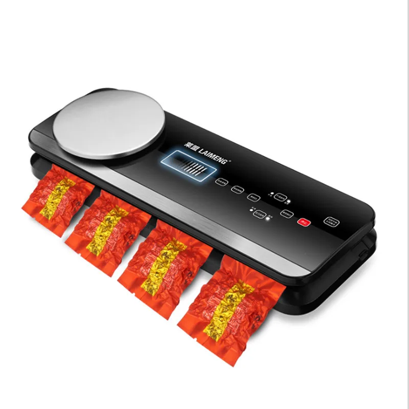 220В ЕС вилка вакуумный упаковщик еды упаковочная машина с весовыми инструментами