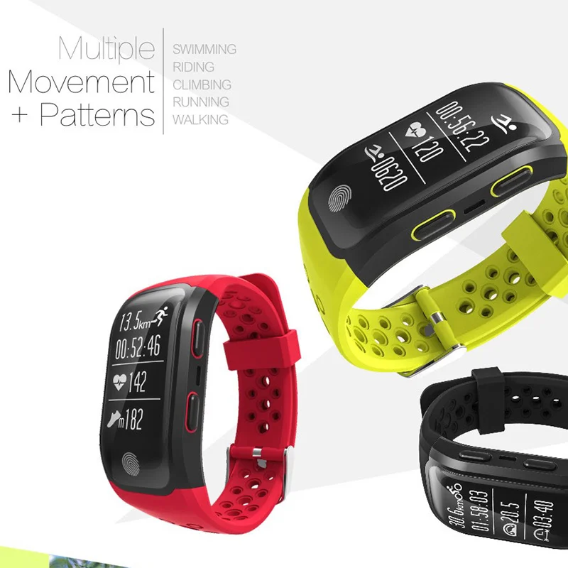 FocusSmart S908 браслет gps IP68 профессиональный водонепроницаемый спортивный режим часы