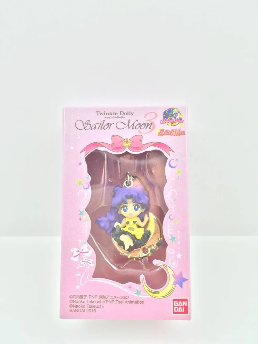

5x Sailor Moon Tsukino Usagi Sailor Chibi LUNA CAT Figure pendant chain sailor moon figure in Box