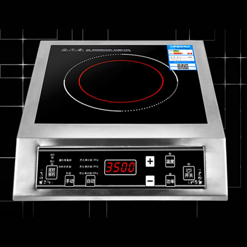 Электромагнитная печь VOSOCO Коммерческая индукционная плита с сенсорным