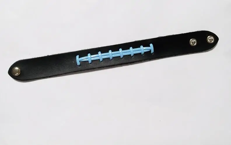 Смешанные браслеты оптом футбольные бейсбольные кожаные браслет стежки