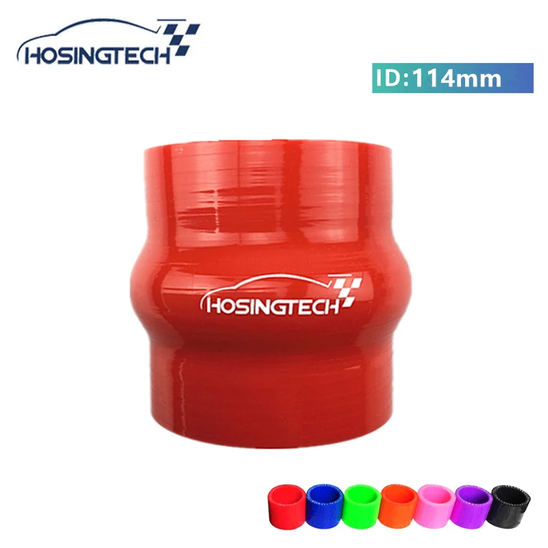 

HOSINGTECH- 114 мм 4,5 "4ply силиконовый шланг для замены автомобиля красный